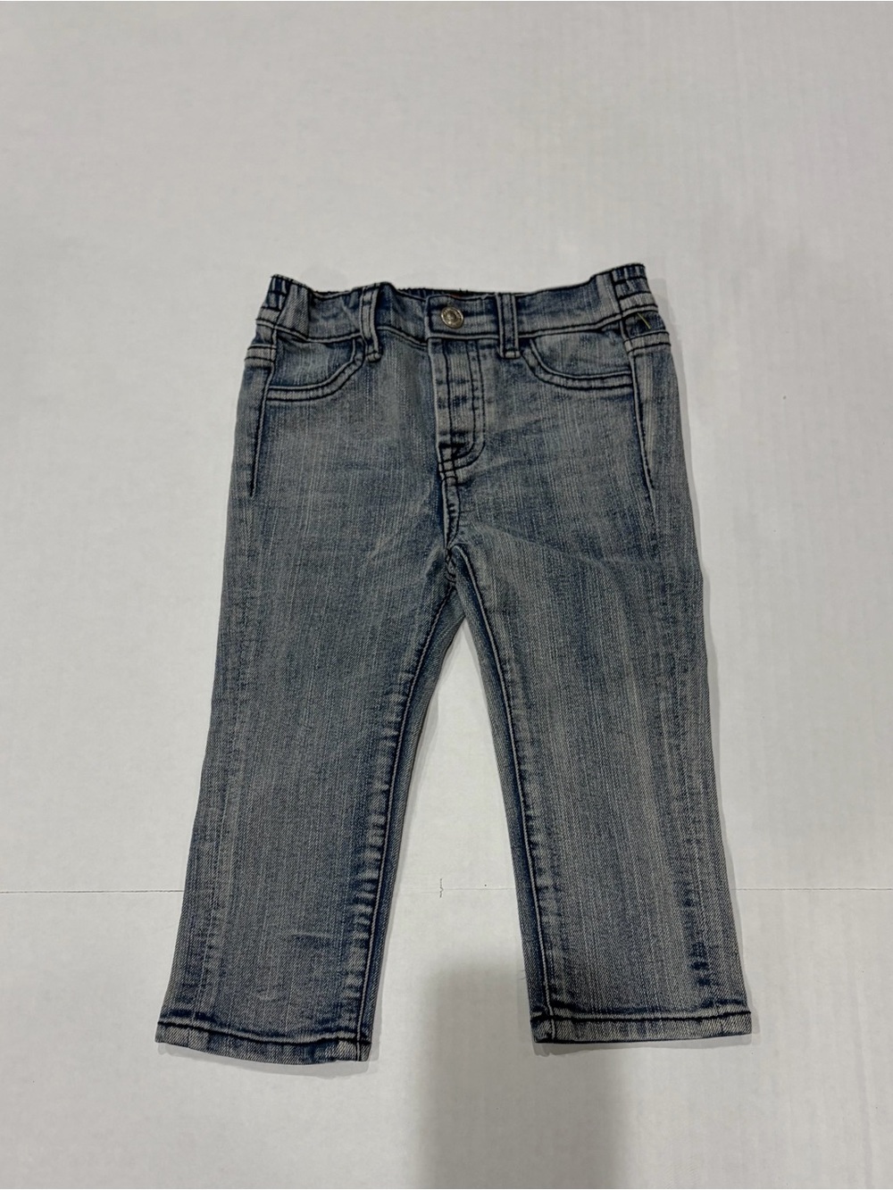 7 For All Mankind Toddler Jeans Light Wash Straight Leg 18 Months